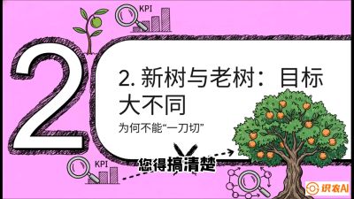第3节：【春肥策略】开春底肥：新树&ldquo;扩版图&rdquo;，老树&ldquo;点引擎&rdquo;，课程：《柑橘底肥&ldquo;翻身账&rdquo;：从改土到高产的实战全书》