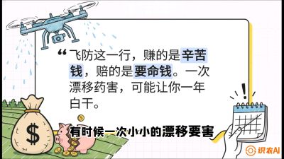 第6节：无人机干活不&ldquo;赔钱&rdquo;&mdash;&mdash;防漂移、避药害的保命红线，课程：《无人机植保搞钱必修课：从&ldquo;瞎飞&rdquo;到&ldquo;懂行&rdquo;的6步进阶》