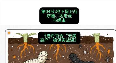 第04节：地下保卫战&mdash;&mdash;蛴螬、地老虎与螨虫 ，课程：《卷丹百合&ldquo;无病高产&rdquo;植保实战课》#识农AI