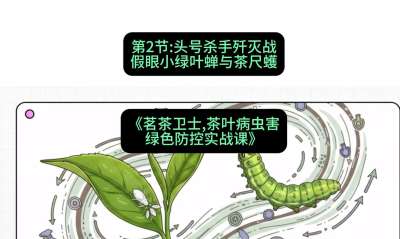 第02节：头号杀手歼灭战&mdash;&mdash;假眼小绿叶蝉与茶尺蠖，课程：《茗茶卫士&mdash;&mdash;茶叶病虫害绿色防控实战课》#识农AI