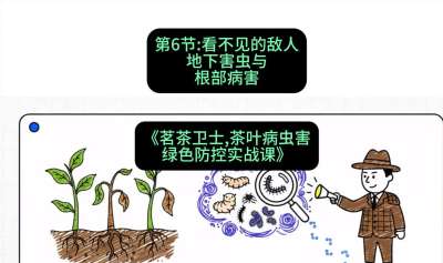 第06节：看不见的敌人&mdash;&mdash;地下害虫与根部病害，课程：《茗茶卫士&mdash;&mdash;茶叶病虫害绿色防控实战课》#识农AI