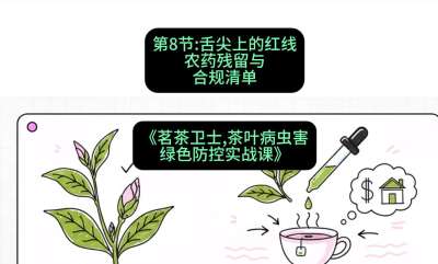 第08节：舌尖上的红线&mdash;&mdash;农药残留与合规清单，课程：《茗茶卫士&mdash;&mdash;茶叶病虫害绿色防控实战课》#识农AI
